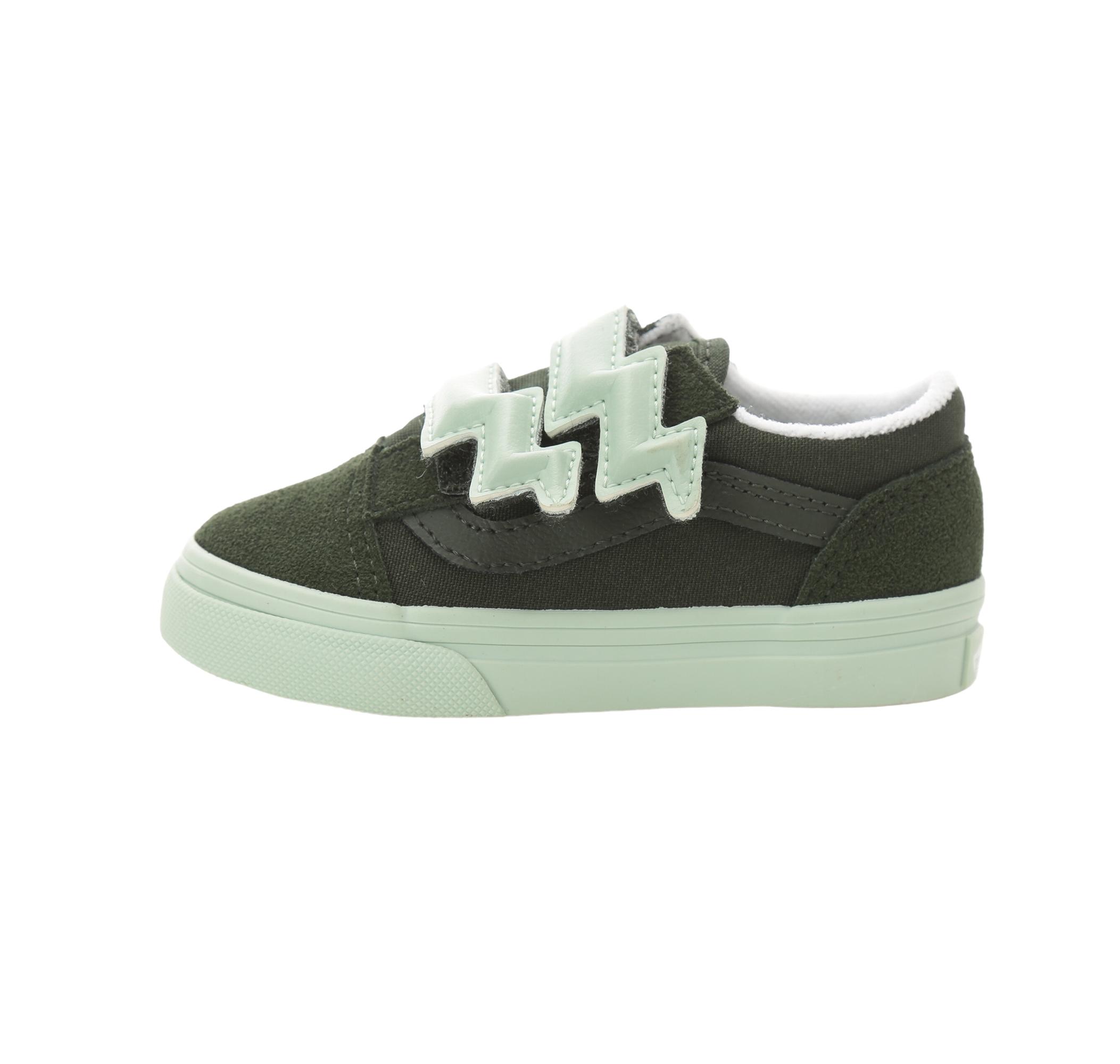 Детские кроссовки Vans Old Skool V Bolt Strap Haki