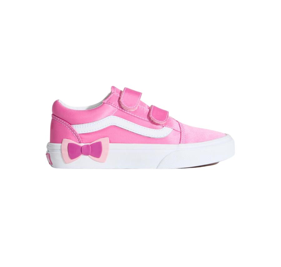 Vans Old Skool V Bow Çocuk Spor Ayakkabı Pembe Vans Old Skool V Bow Çocuk Spor Ayakkabı Pembe