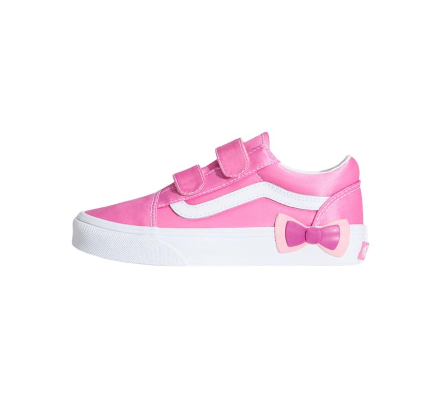 Vans Old Skool V Bow Çocuk Spor Ayakkabı Pembe Vans Old Skool V Bow Çocuk Spor Ayakkabı Pembe