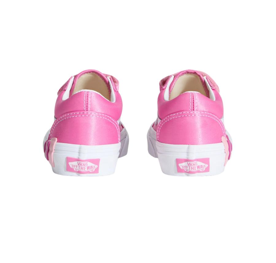 Vans Old Skool V Bow Çocuk Spor Ayakkabı Pembe Vans Old Skool V Bow Çocuk Spor Ayakkabı Pembe