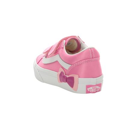 Vans Old Skool V Bow Çocuk Spor Ayakkabı Pembe Vans Old Skool V Bow Çocuk Spor Ayakkabı Pembe