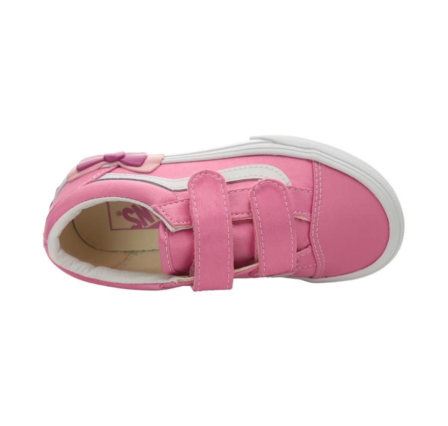 Vans Old Skool V Bow Çocuk Spor Ayakkabı Pembe Vans Old Skool V Bow Çocuk Spor Ayakkabı Pembe