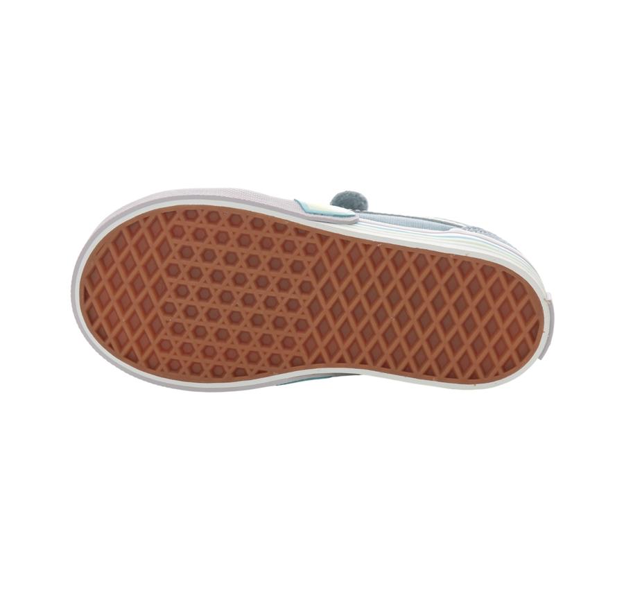 Vans Old Skool V Heart Bebek Spor Ayakkabı Mavi Vans Old Skool V Heart Bebek Spor Ayakkabı Mavi