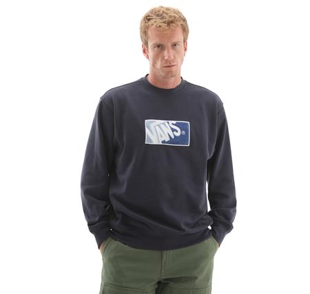 Vans Original Standards 2-Tone Crew Erkek Sweatshirt Lacivert Vans Original Standards 2-Tone Crew Erkek Sweatshirt Lacivert