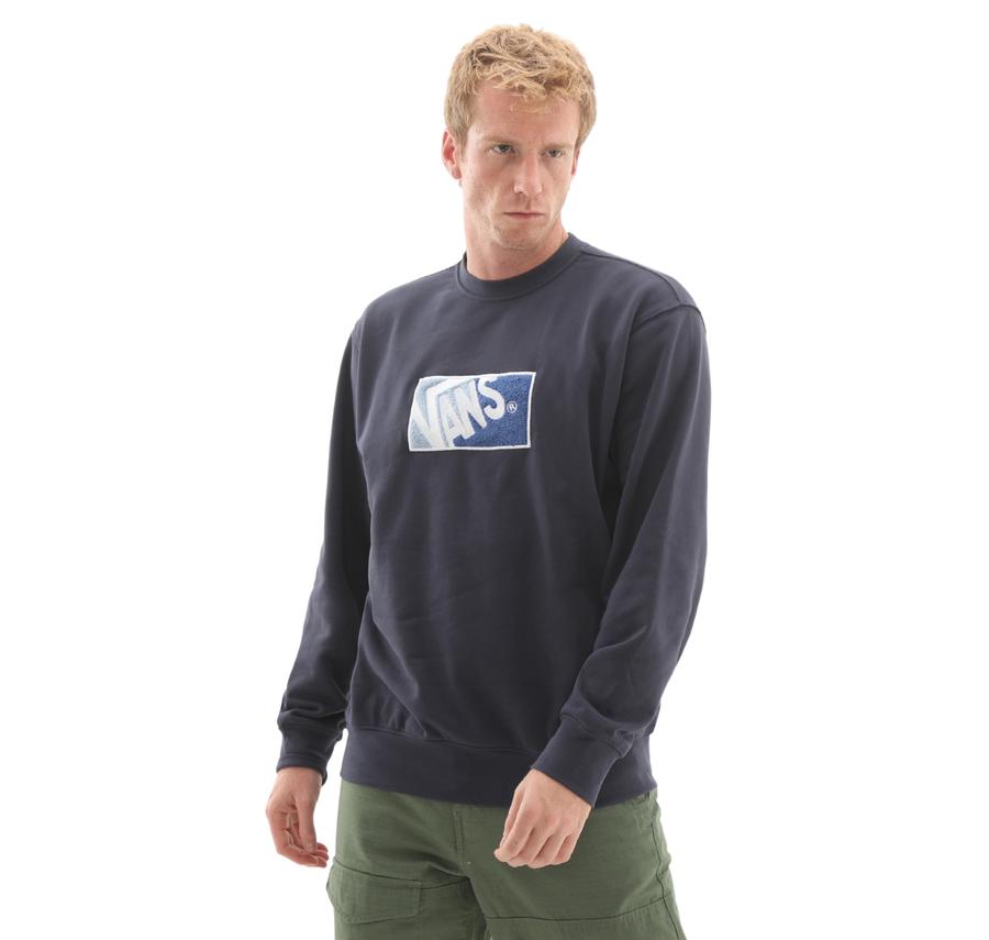 Vans Original Standards 2-Tone Crew Erkek Sweatshirt Lacivert Vans Original Standards 2-Tone Crew Erkek Sweatshirt Lacivert