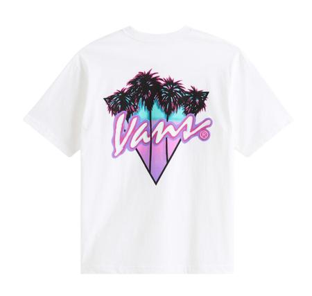 Vans Palm Drive Ss Tee Erkek T-Shirt Beyaz