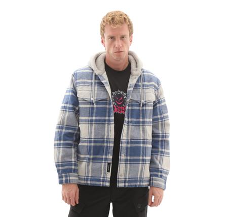 Vans Piedmont Hooded Plaid Shacket Erkek Ceket Lacivert Vans Piedmont Hooded Plaid Shacket Erkek Ceket Lacivert