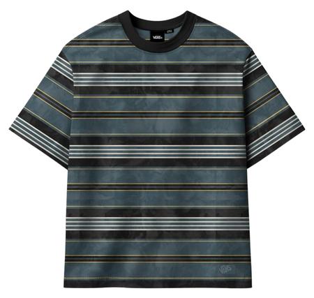 Vans Pique Stripe Ss Knit Erkek T-Shirt Siyah Vans Pique Stripe Ss Knit Erkek T-Shirt Siyah