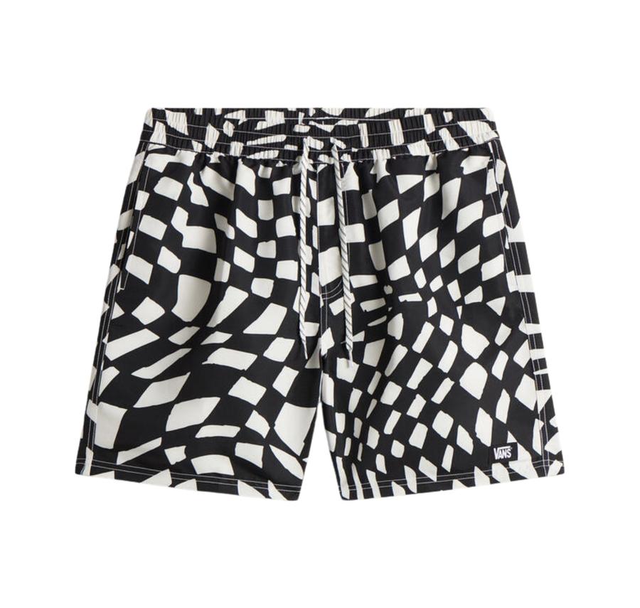 Vans Primary Iı Elastic Printed Boardshort Erkek Mayo Siyah Vans Primary Iı Elastic Printed Boardshort Erkek Mayo Siyah
