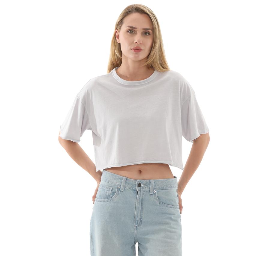 Vans Relaxed Crop Wash Ss Tee Kadın T-Shirt Pembe Vans Relaxed Crop Wash Ss Tee Kadın T-Shirt Pembe