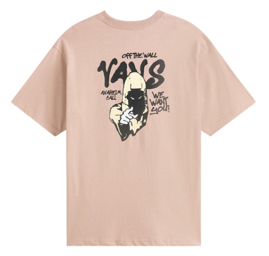 Vans Repear Sam Loose Ss Tee Erkek T-Shirt Pembe Vans Repear Sam Loose Ss Tee Erkek T-Shirt Pembe