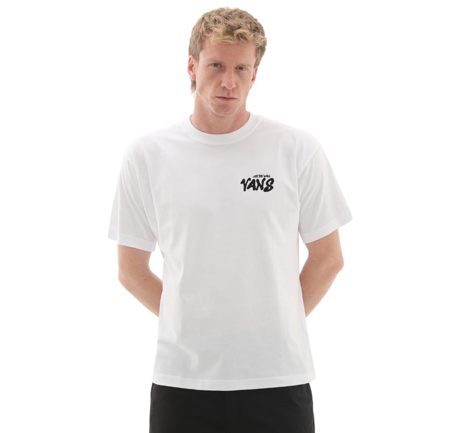 Vans Repear Sam Loose Ss Tee Erkek T-Shirt Beyaz Vans Repear Sam Loose Ss Tee Erkek T-Shirt Beyaz