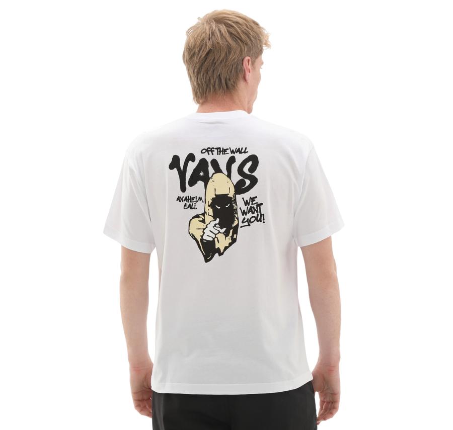 Vans Repear Sam Loose Ss Tee Erkek T-Shirt Beyaz Vans Repear Sam Loose Ss Tee Erkek T-Shirt Beyaz