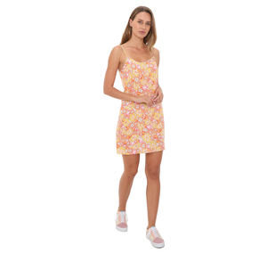 Vans Resort Floral Camı Dress Kadın Elbise - Etek Pembe 2