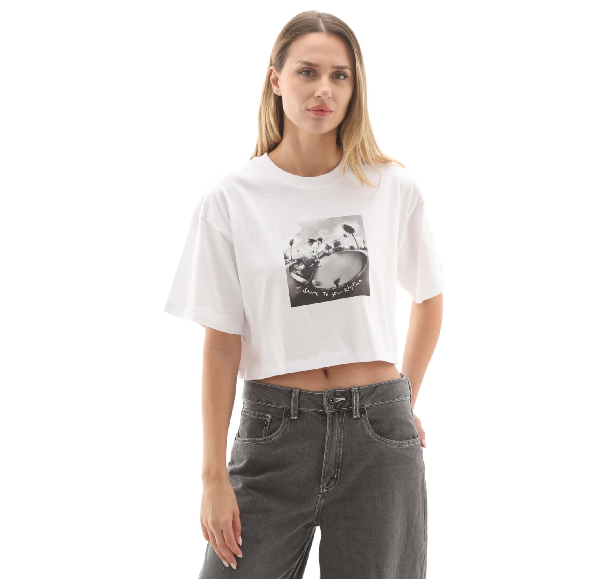 Женская футболка Vans Rhythm Relaxed Crop Ss