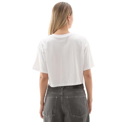 Vans Rhythm Relaxed Crop Ss Kadın T-Shirt Beyaz