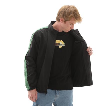 Vans Scanner Nylon Loose Track Jacket Erkek Ceket Siyah