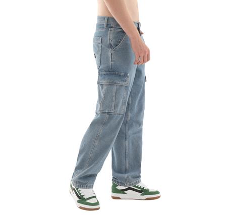 Vans Service Cargo Loose Denim Pant Erkek Pantolon Mavi