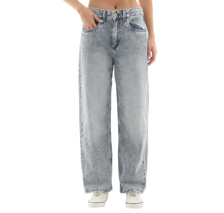 Vans Sirelle 5 Pocket Puddle Pants Kadın Pantolon Mavi Vans Sirelle 5 Pocket Puddle Pants Kadın Pantolon Mavi