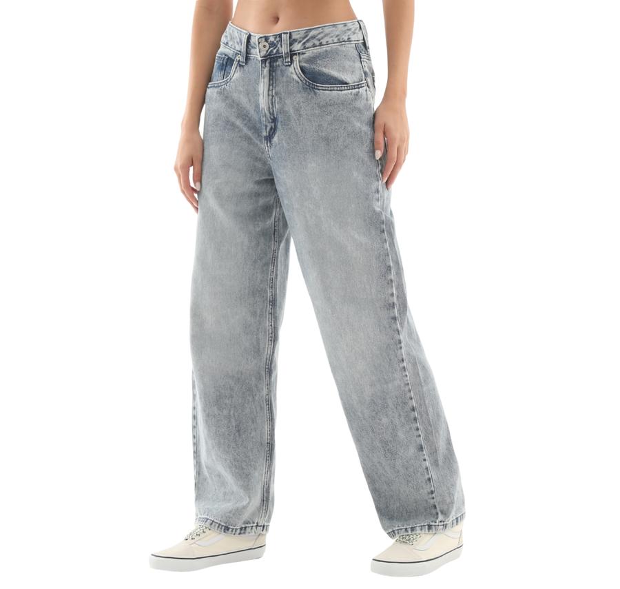 Vans Sirelle 5 Pocket Puddle Pants Kadın Pantolon Mavi Vans Sirelle 5 Pocket Puddle Pants Kadın Pantolon Mavi