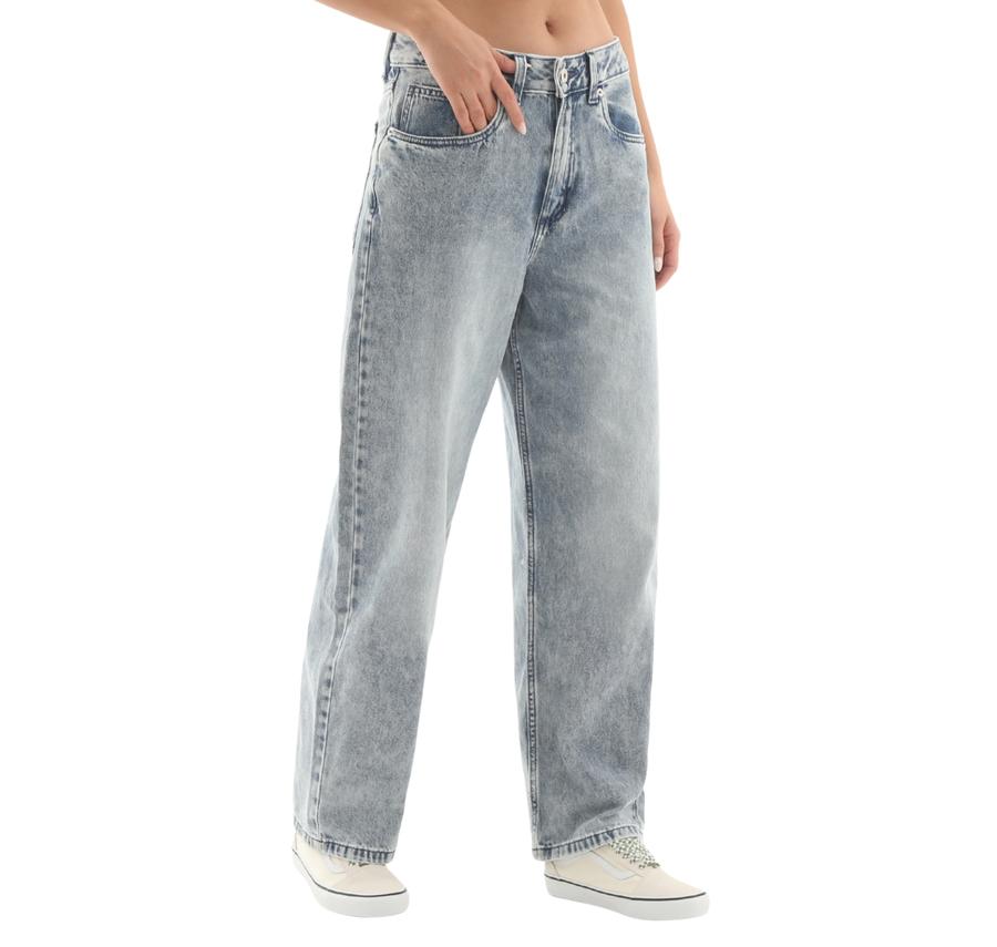 Vans Sirelle 5 Pocket Puddle Pants Kadın Pantolon Mavi Vans Sirelle 5 Pocket Puddle Pants Kadın Pantolon Mavi