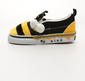 Vans Slip-On V Bee Bebek Spor Ayakkabı Sarı