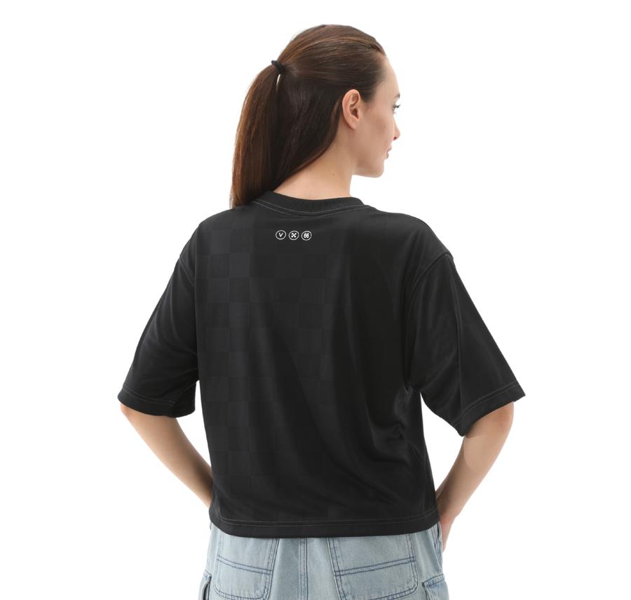 Vans Stevies Sports Jersey Kadın T-Shirt Siyah Vans Stevies Sports Jersey Kadın T-Shirt Siyah