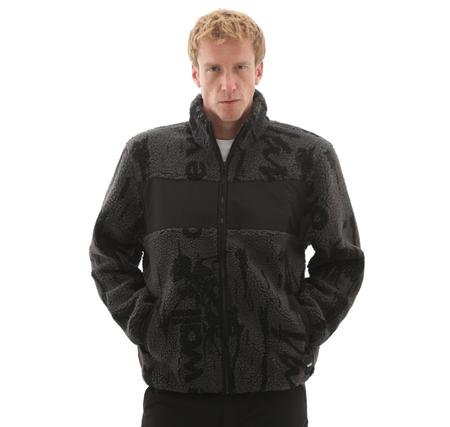 Vans Stiller Sherpa Full Zip Erkek Ceket Siyah Vans Stiller Sherpa Full Zip Erkek Ceket Siyah