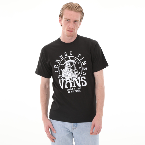 Vans Strange Tımes Ss Tee Erkek T-Shirt Siyah