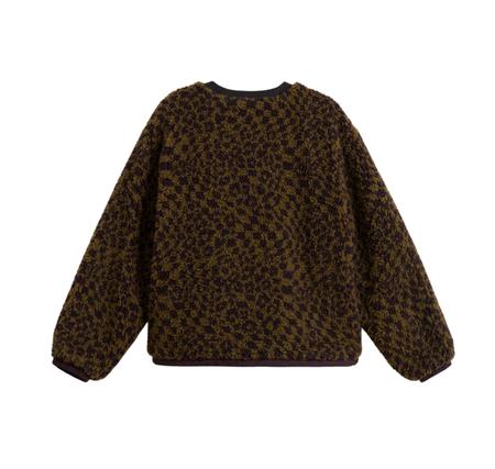 Vans Suffolk Cheetah Check Pile Coat Kadın Ceket Kahve Vans Suffolk Cheetah Check Pile Coat Kadın Ceket Kahve