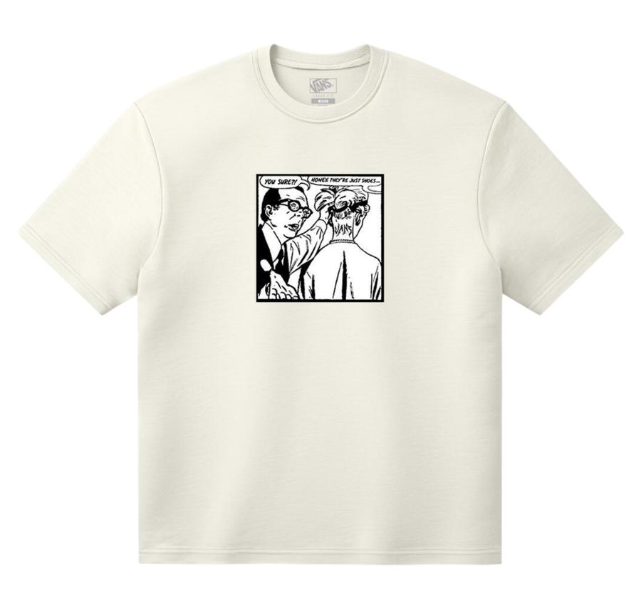 Vans They Are Just Shoes Loose Ss Tee Erkek T-Shirt Beyaz Vans They Are Just Shoes Loose Ss Tee Erkek T-Shirt Beyaz