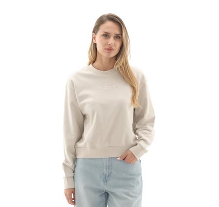 Vans W Essentıal H-Ft Rlx Crew Kadın Sweatshirt Gri