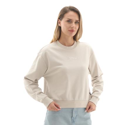 Vans W Essentıal H-Ft Rlx Crew Kadın Sweatshirt Gri
