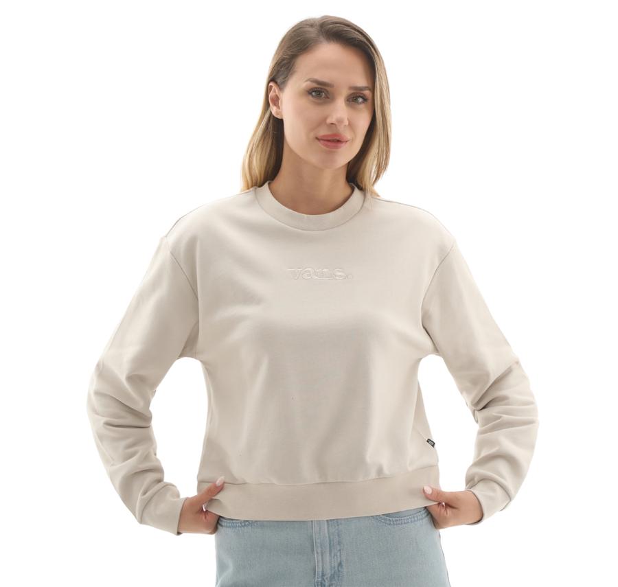 Vans W Essentıal H-Ft Rlx Crew Kadın Sweatshirt Gri Vans W Essentıal H-Ft Rlx Crew Kadın Sweatshirt Gri