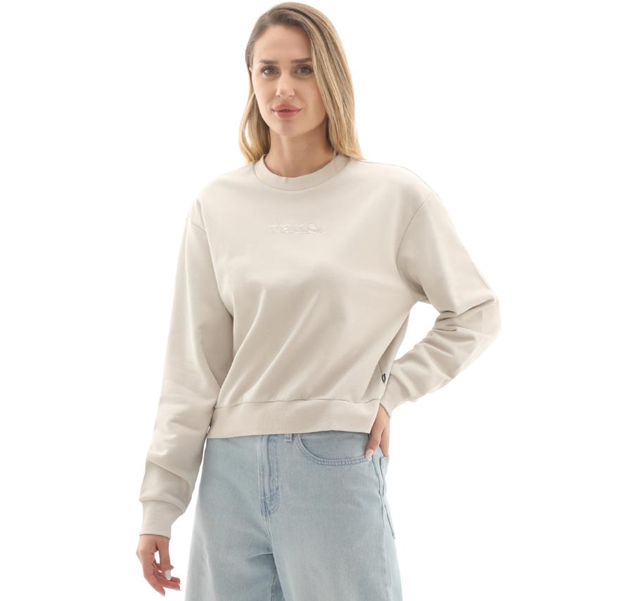 Vans W Essentıal H-Ft Rlx Crew Kadın Sweatshirt Gri Vans W Essentıal H-Ft Rlx Crew Kadın Sweatshirt Gri