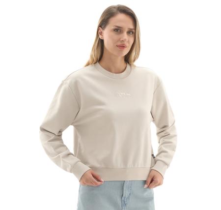 Vans W Essentıal H-Ft Rlx Crew Kadın Sweatshirt Gri Vans W Essentıal H-Ft Rlx Crew Kadın Sweatshirt Gri