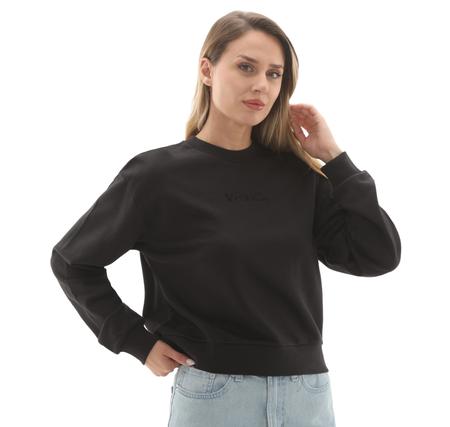 Vans W Essentıal H-Ft Rlx Crew Kadın Sweatshirt Siyah