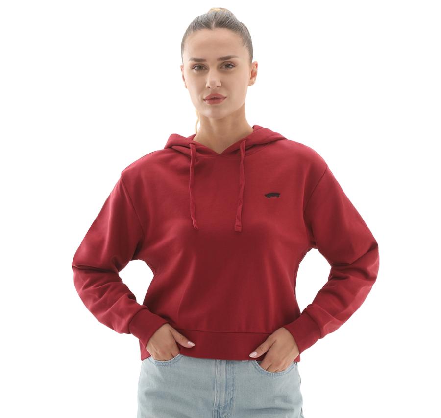 Vans W Salton Rlx Ft Po Kadın Sweatshirt Bordo Vans W Salton Rlx Ft Po Kadın Sweatshirt Bordo