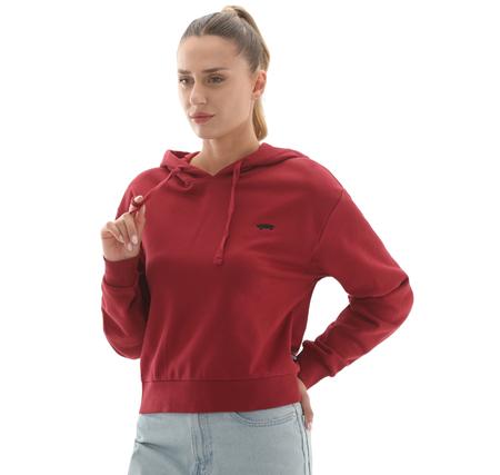 Vans W Salton Rlx Ft Po Kadın Sweatshirt Bordo
