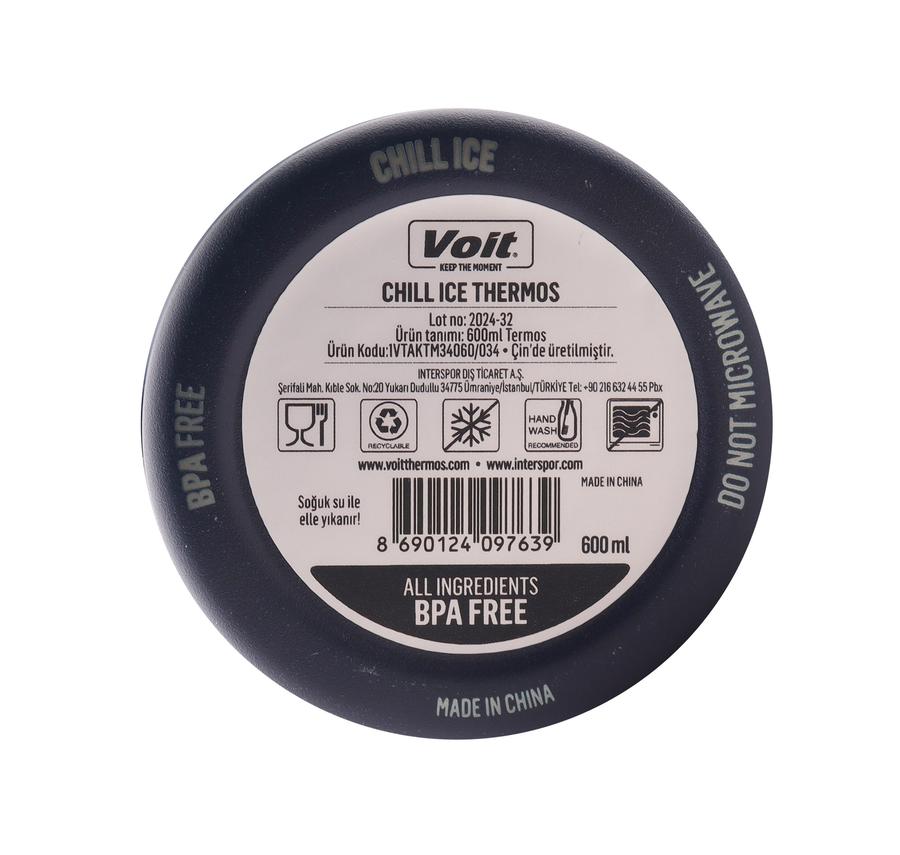 Voit Chıll Ice Thermos 600Ml Termos Lacivert Voit Chıll Ice Thermos 600Ml Termos Lacivert