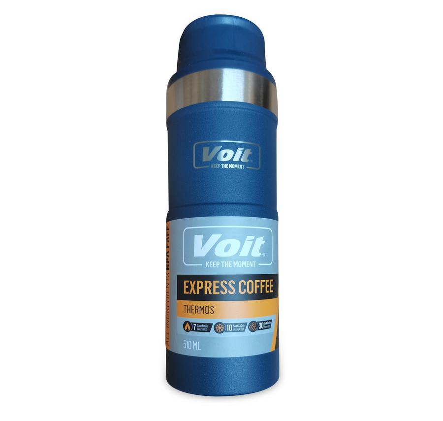 Voit Express Coffee Thermos 510Ml Termos Mavi Voit Express Coffee Thermos 510Ml Termos Mavi