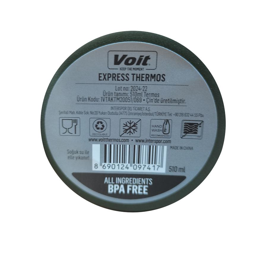 Voit Express Coffee Thermos 510Ml Termos Yeşil Voit Express Coffee Thermos 510Ml Termos Yeşil