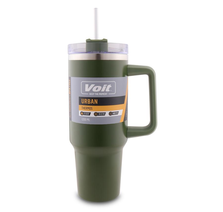 Voit Urban Thermos 1200Ml Termos Yeşil Voit Urban Thermos 1200Ml Termos Yeşil