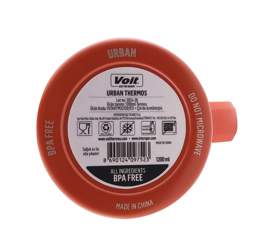 Voit Urban Thermos 1200Ml Termos Turuncu Voit Urban Thermos 1200Ml Termos Turuncu